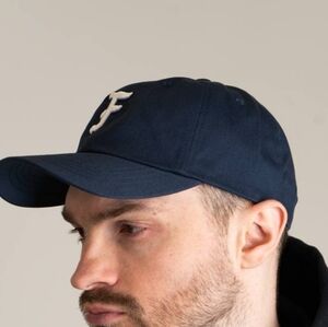 Embroidered 'F' Navy Baseball Cap - Premium Everyday Hat